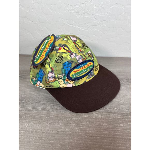 The Wild Thornberrys Hat Cap Snap Back Nick Box Allover Design One Size new NWT - Picture 1 of 5